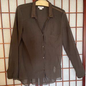 Helmut Lang Sheer Blouse